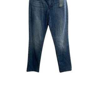 Chico's NWT Platinum Slim Leg Reg True Blue Wash Jeans Women's Size 0